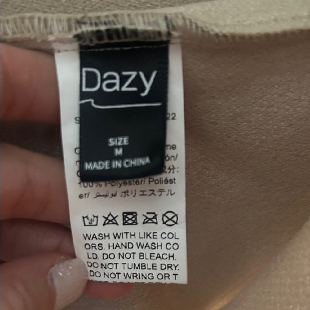 Women's Tan Toggle Coat - Picture 13 of 13